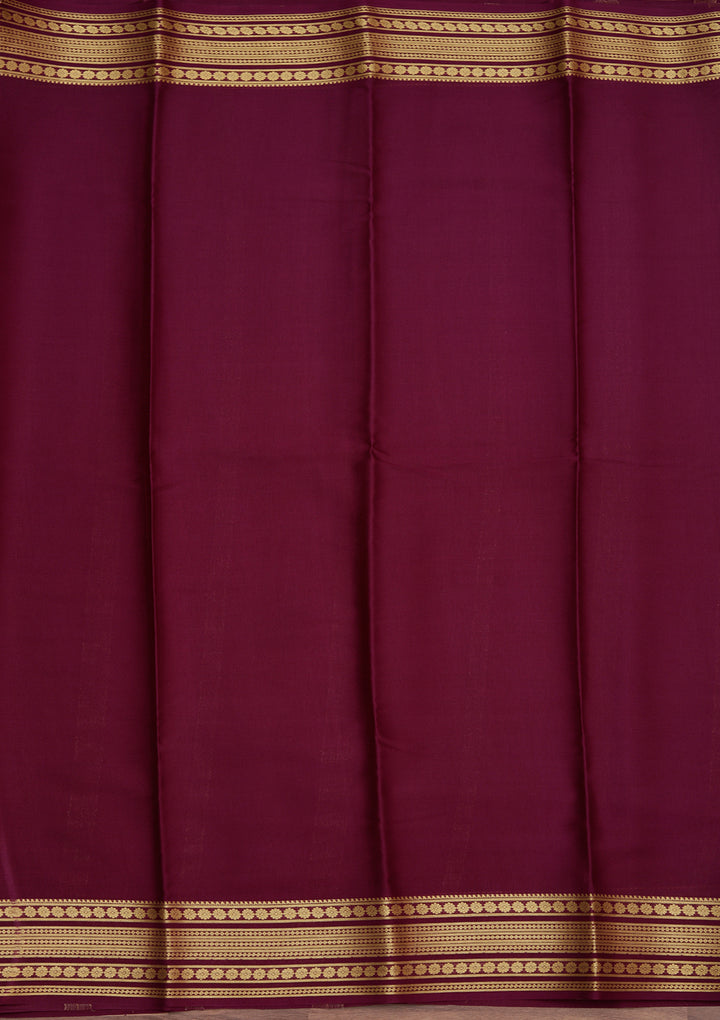 Onion Pink Zariwork Pure Crepe Silk Saree