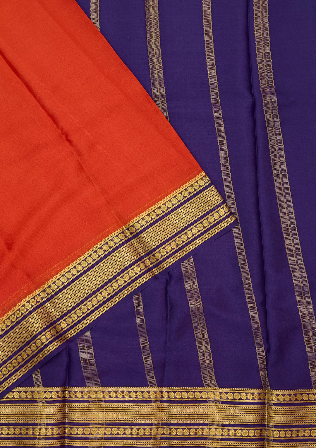 Red Zariwork Pure Crepe Silk Saree