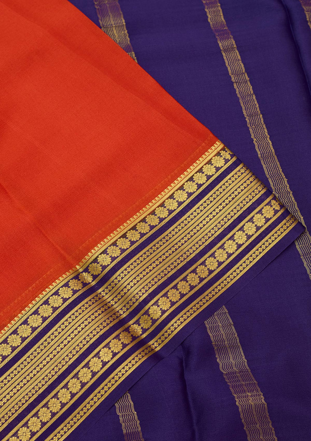 Red Zariwork Pure Crepe Silk Saree