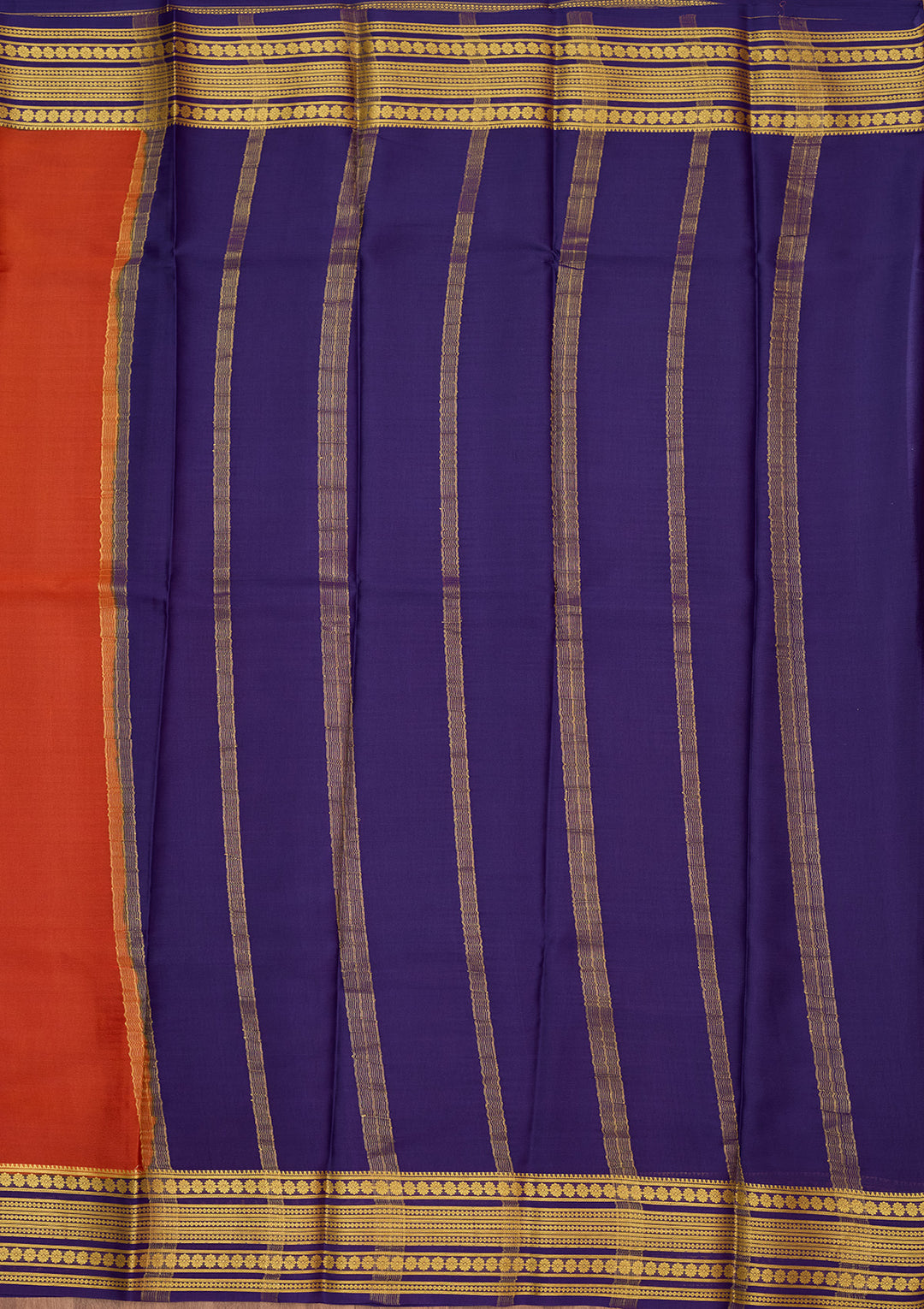 Red Zariwork Pure Crepe Silk Saree