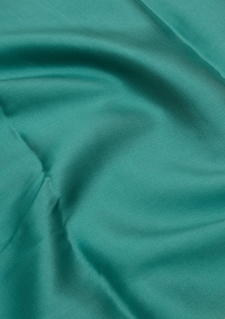 Sky Blue Zariwork Pure Crepe Silk Saree