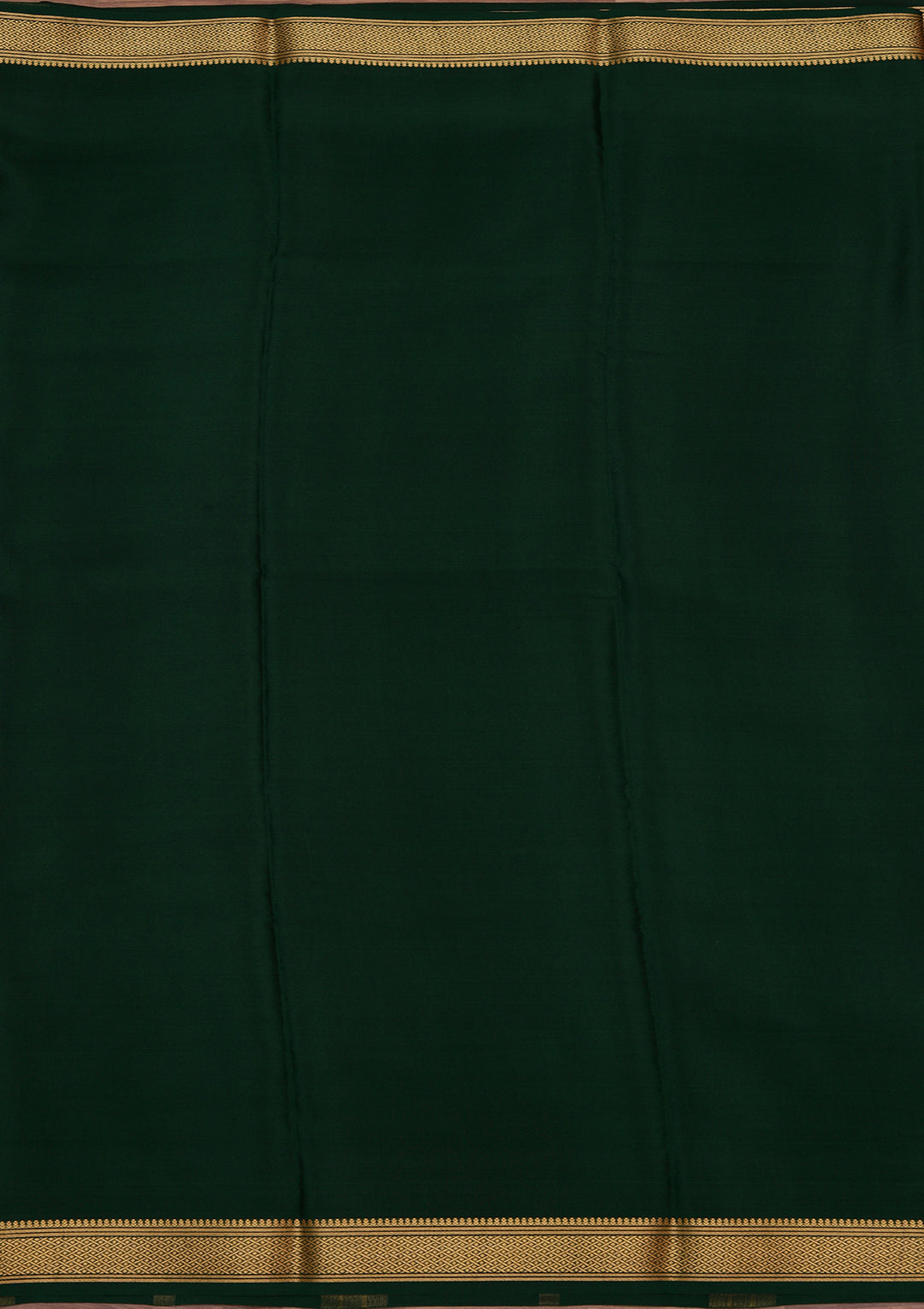 Brown Zariwork Pure Crepe Silk Saree