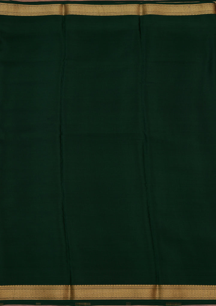 Brown Zariwork Pure Crepe Silk Saree