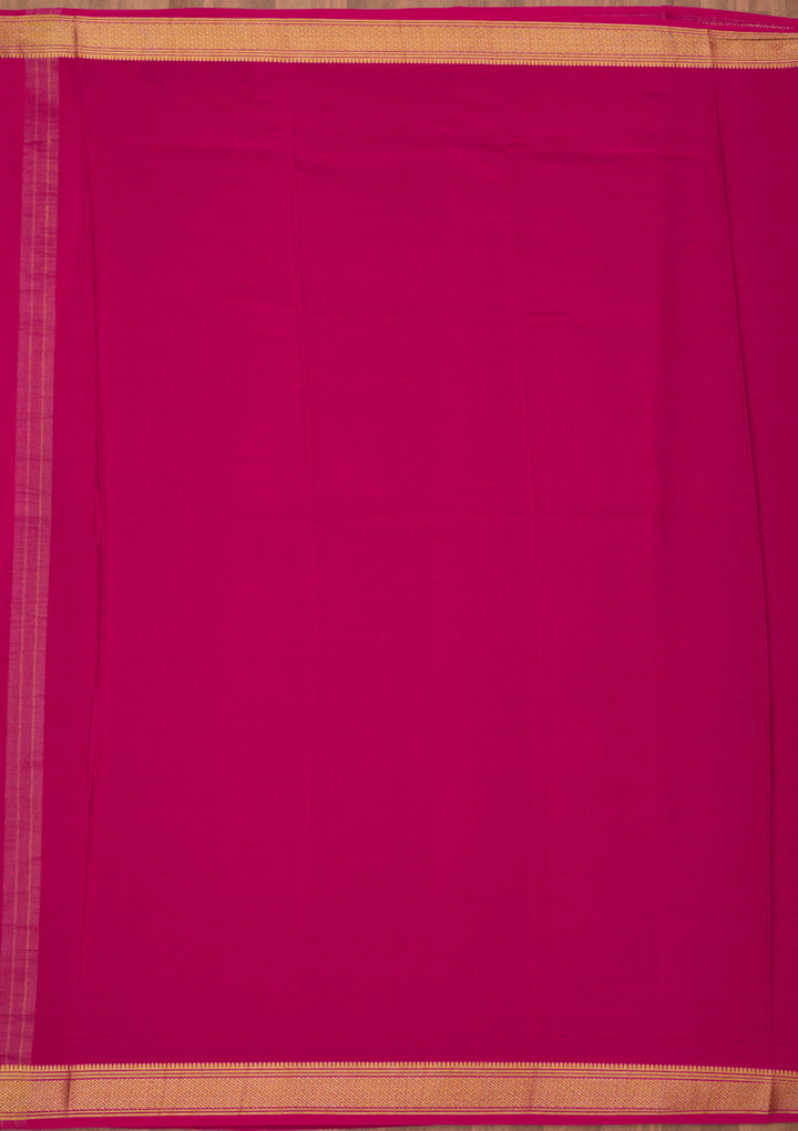 Navy Blue Zariwork Pure Crepe Silk Saree