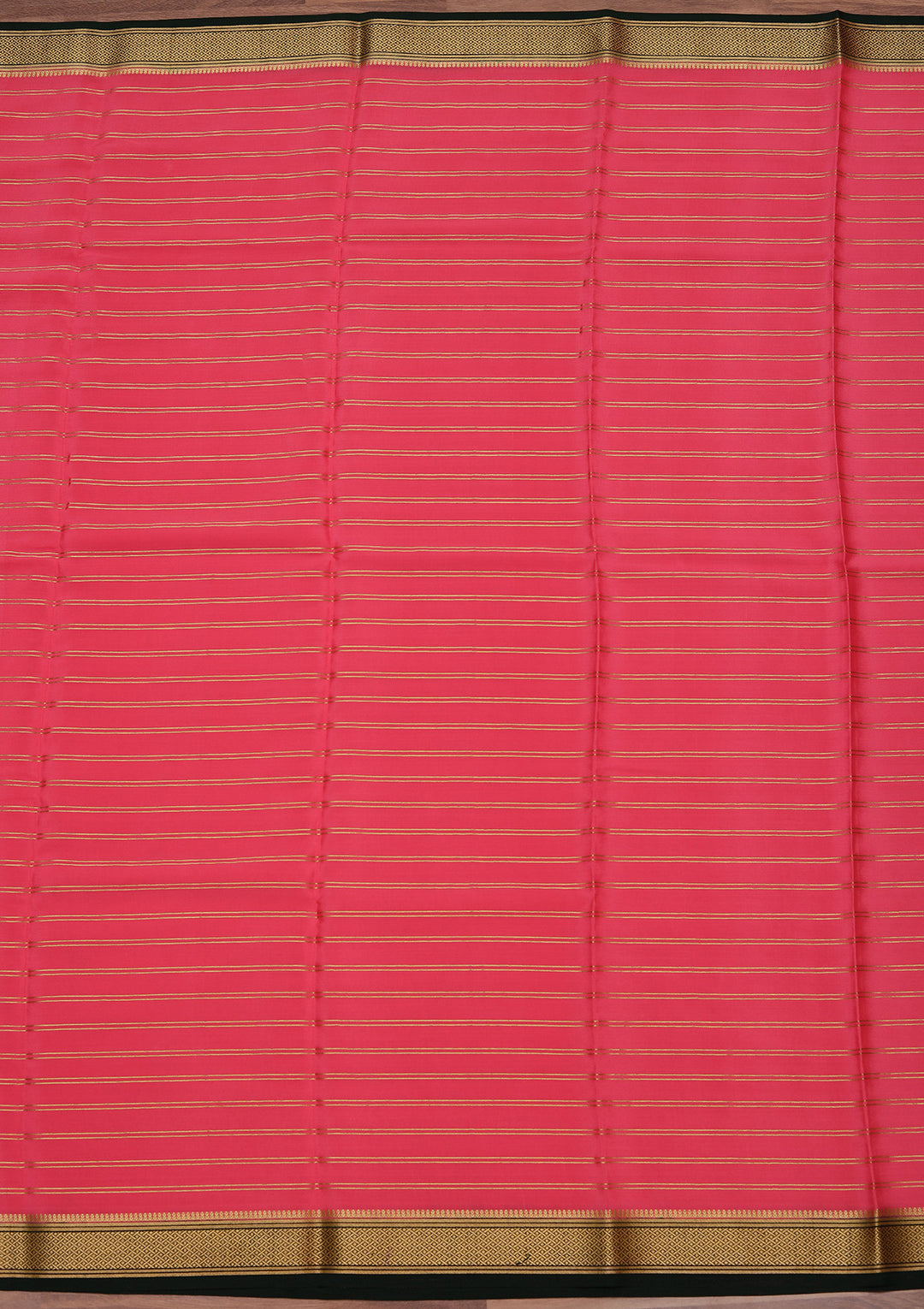 Pink Zariwork Pure Crepe Silk Saree