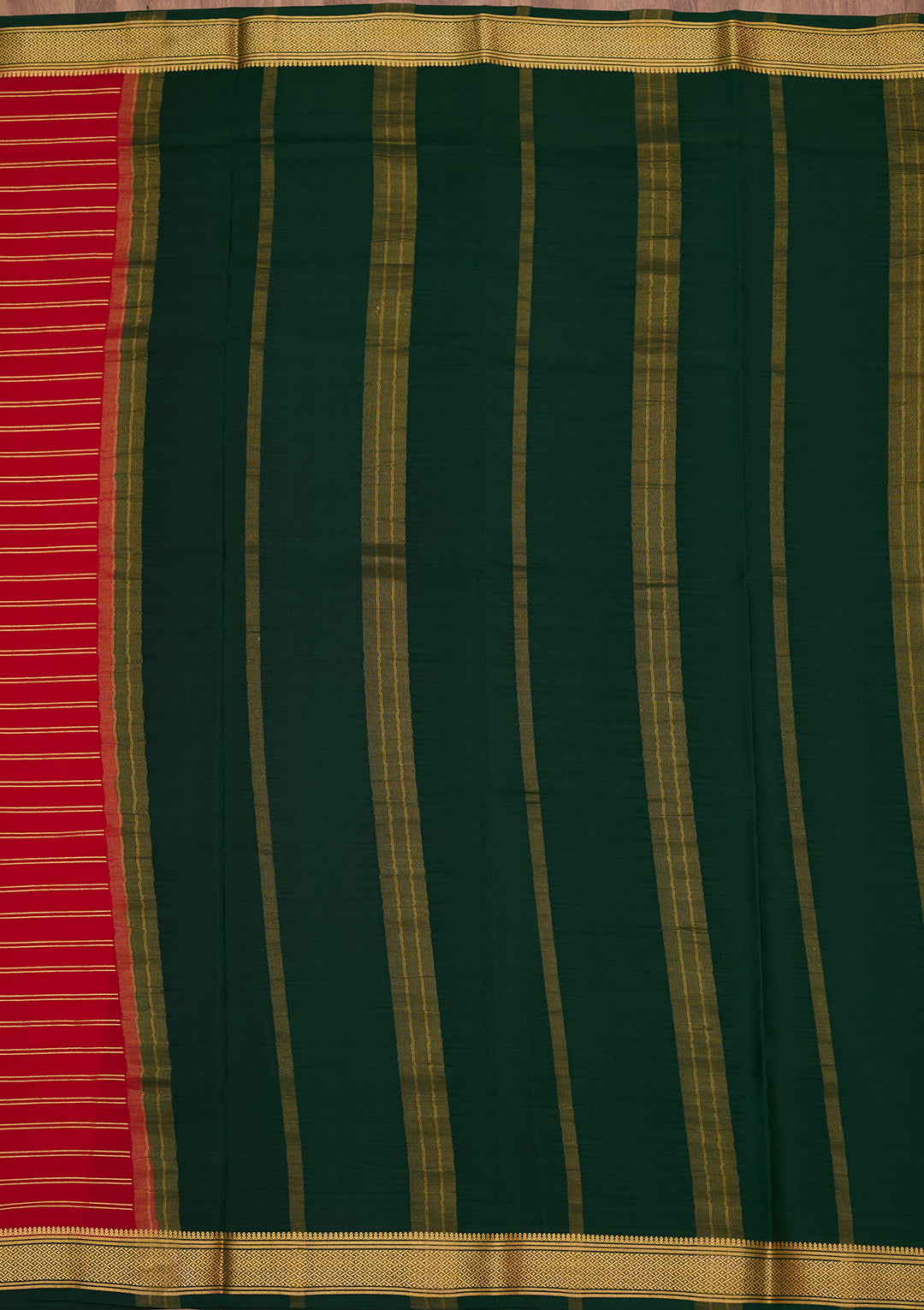 Red Zariwork Pure Crepe Silk Saree