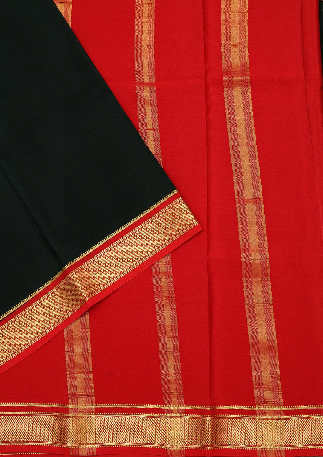 Green Zariwork Pure Crepe Silk Saree