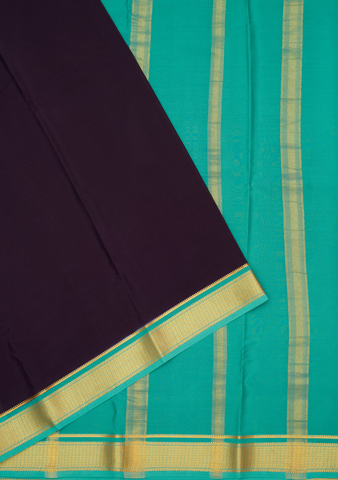 Navy Blue Zariwork Pure Crepe Silk Saree