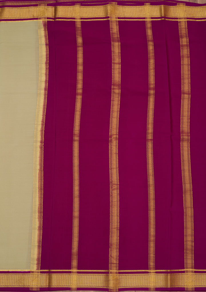 Pista Green Zariwork Pure Crepe Silk Saree