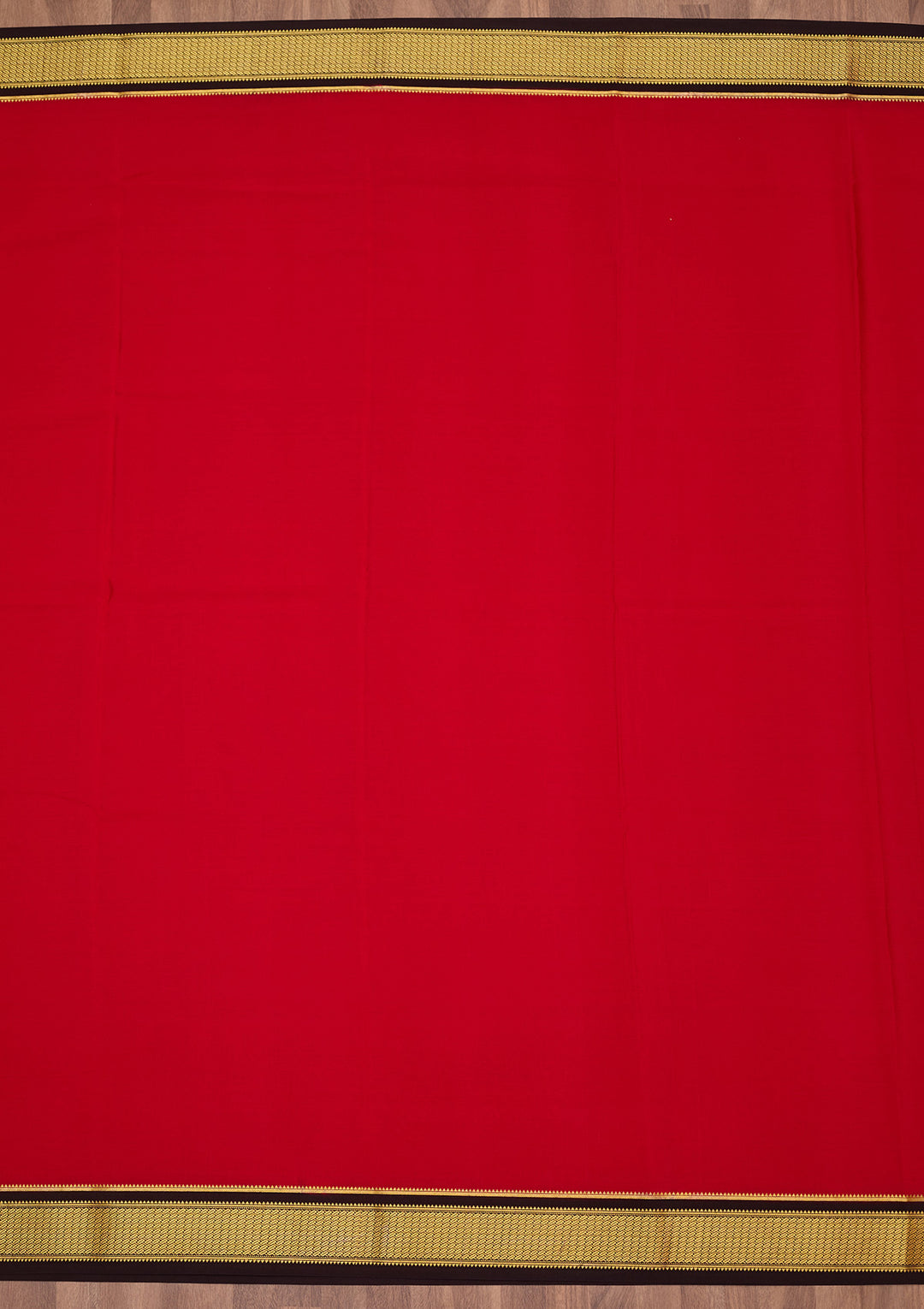 Red Zariwork Pure Crepe Silk Saree