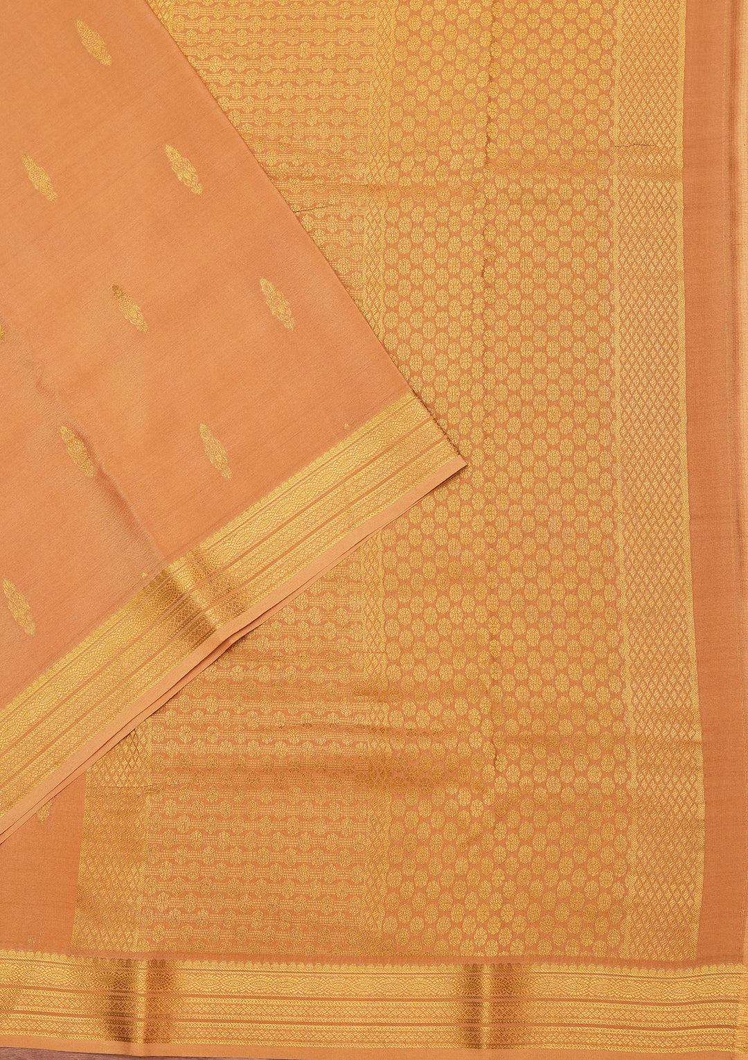Gold Zariwork Pure Crepe Silk Saree