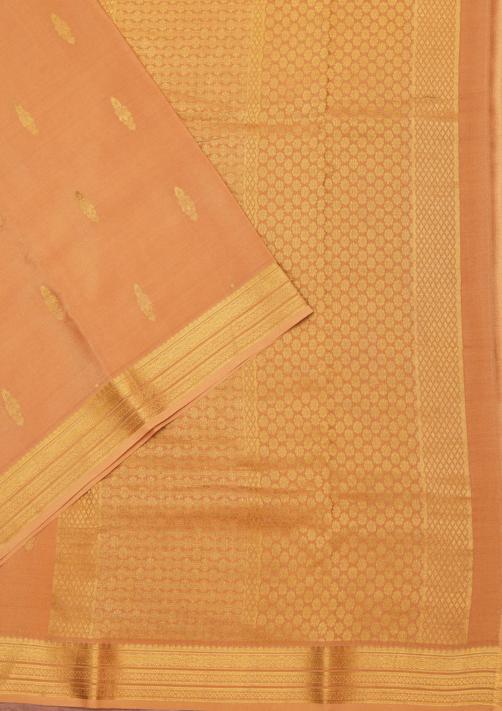 Gold Zariwork Pure Crepe Silk Saree