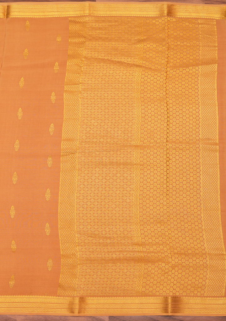 Gold Zariwork Pure Crepe Silk Saree