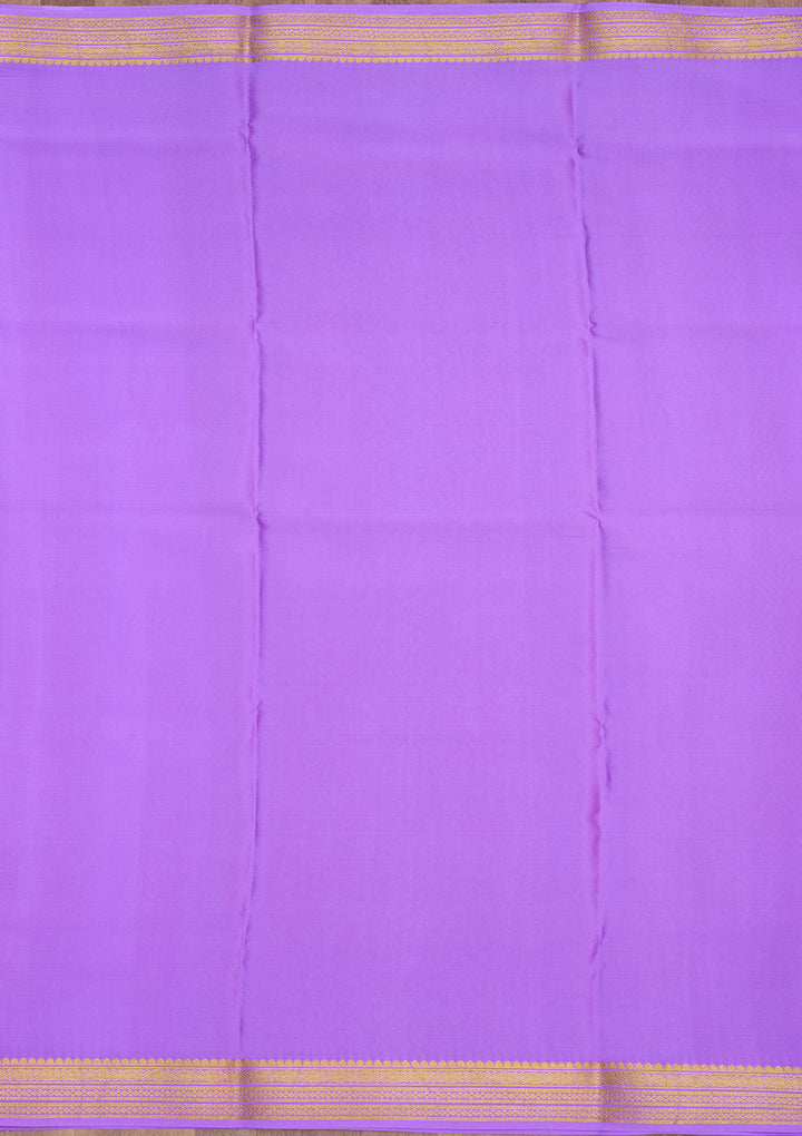 Lavender Zariwork Pure Crepe Silk Saree