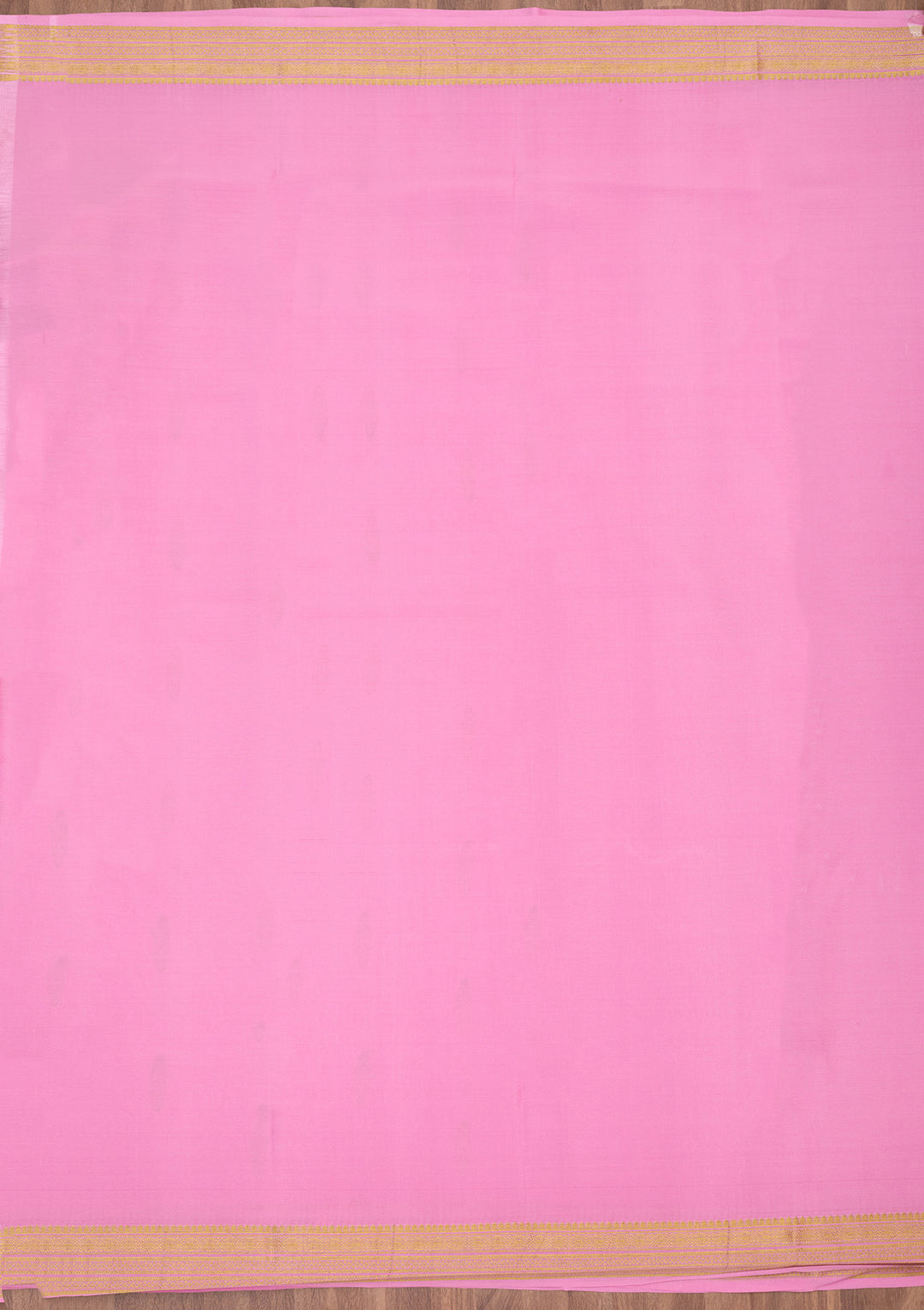 Onion Pink Zariwork Pure Crepe Silk Saree