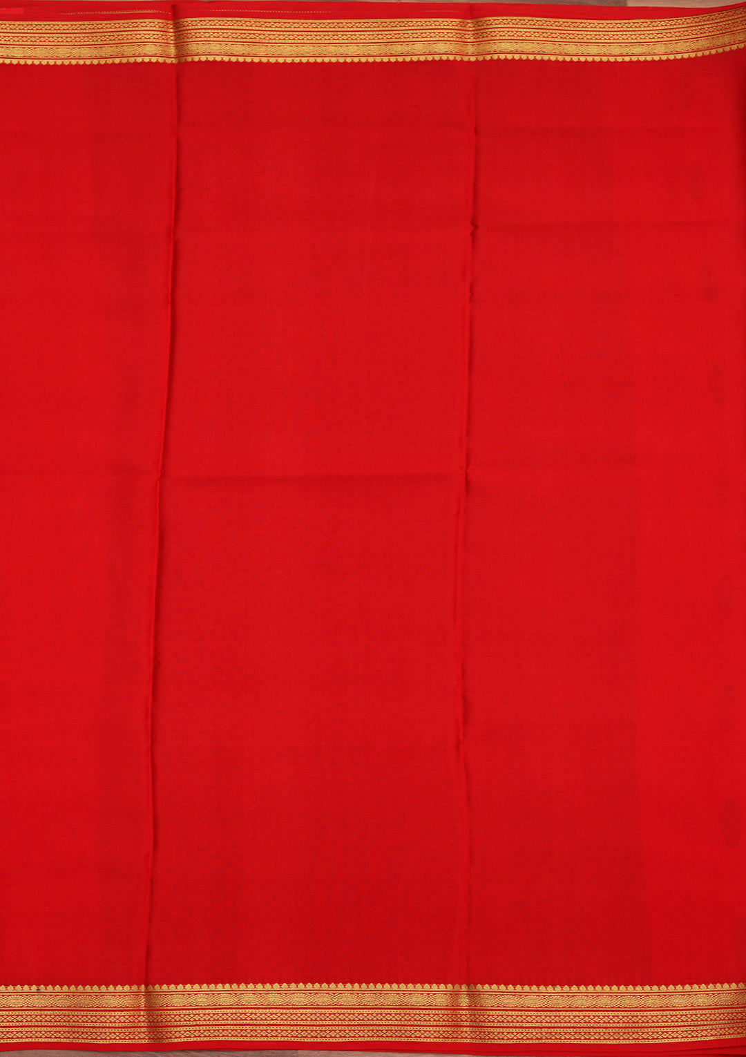 Red Zariwork Pure Crepe Silk Saree
