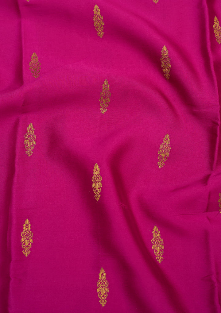 Wine Zariwork Pure Crepe Silk Saree