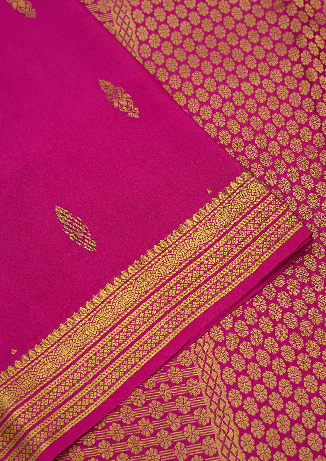 Wine Zariwork Pure Crepe Silk Saree
