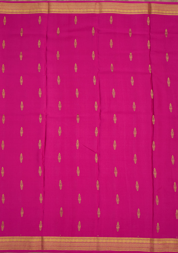 Wine Zariwork Pure Crepe Silk Saree