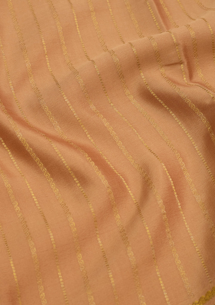 Gold Zariwork Pure Crepe Silk Saree