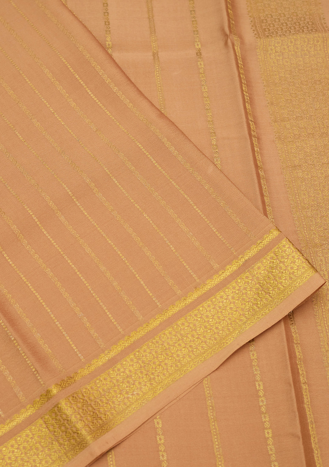 Gold Zariwork Pure Crepe Silk Saree