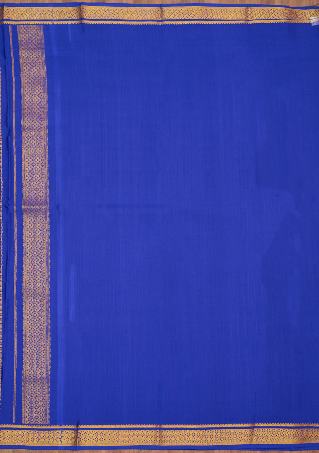 Royal Blue Zariwork Pure Crepe Silk Saree