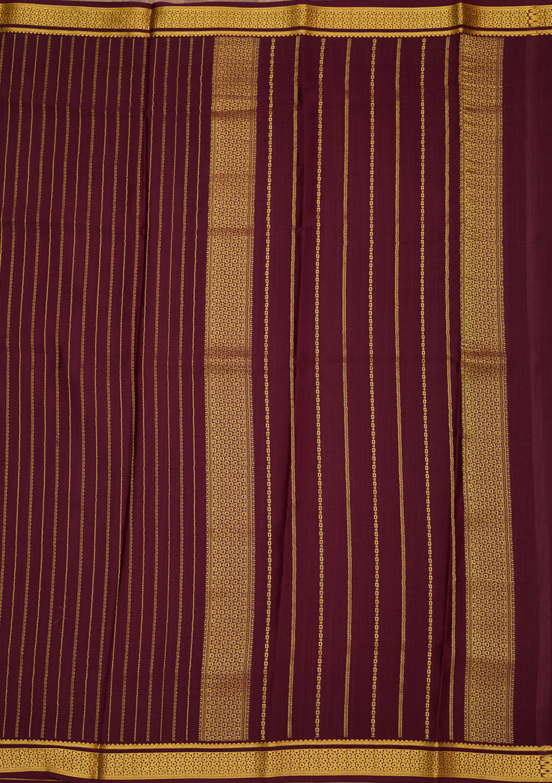 Wine Zariwork Pure Crepe Silk Saree
