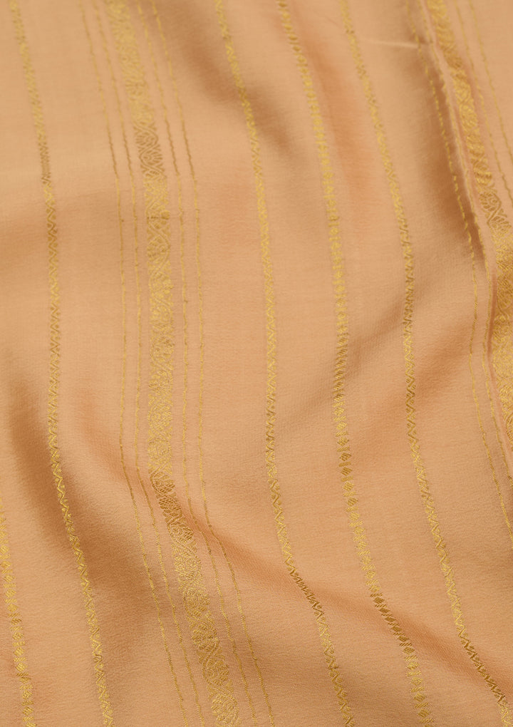 Gold Zariwork Pure Crepe Silk Saree