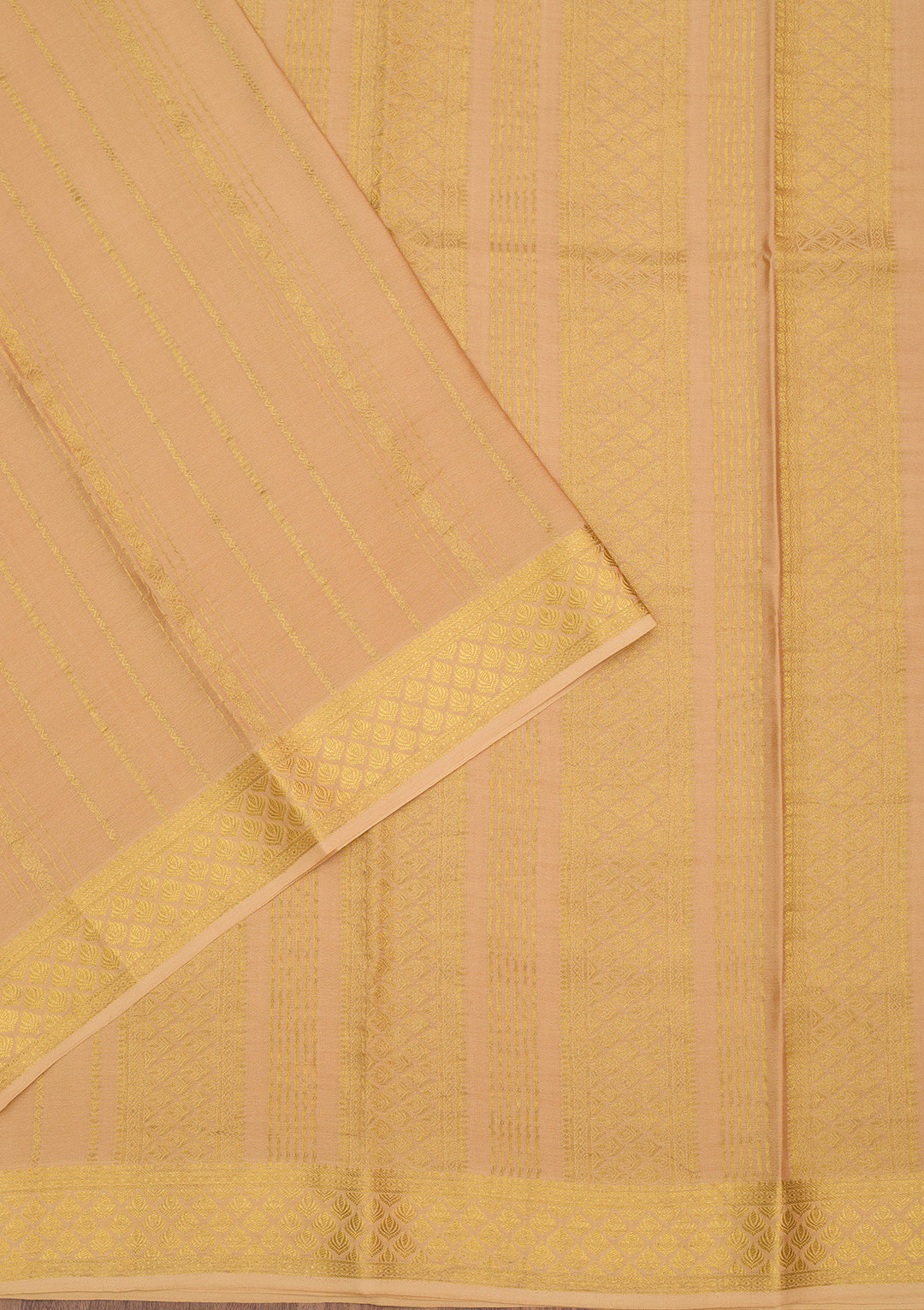 Gold Zariwork Pure Crepe Silk Saree