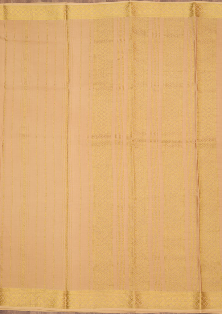Gold Zariwork Pure Crepe Silk Saree