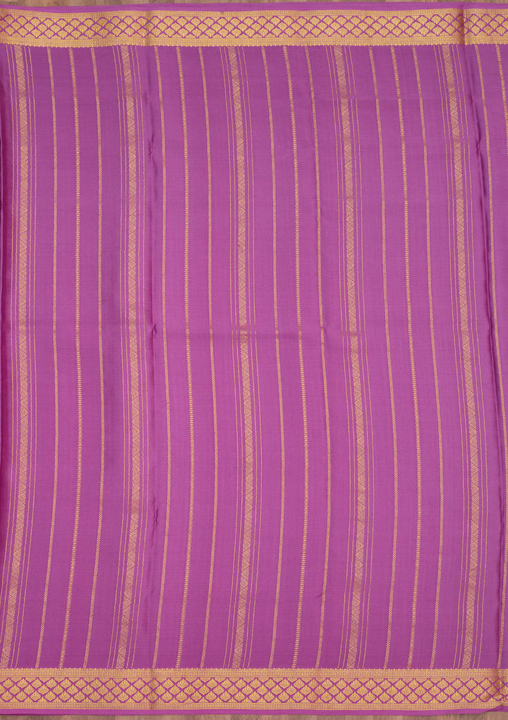 Lavender Zariwork Pure Crepe Silk Saree