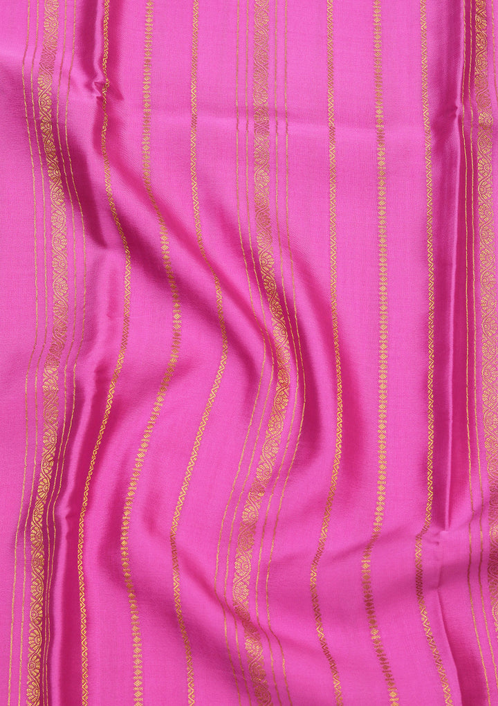 Light Lavender Zariwork Pure Crepe Silk Saree