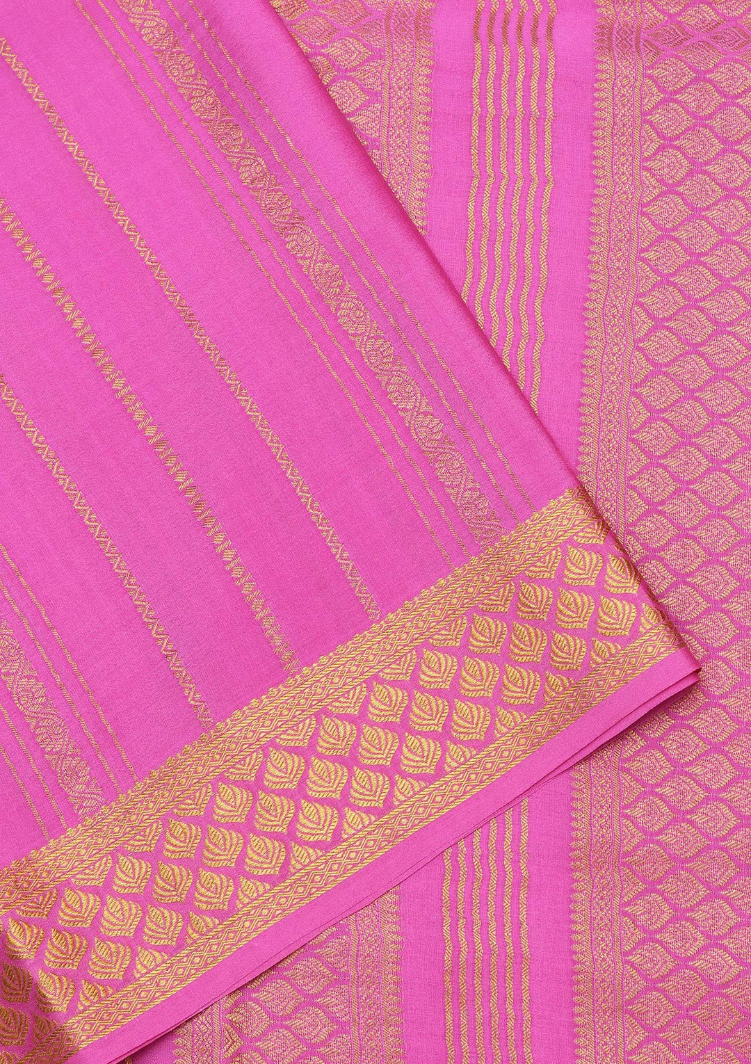 Light Lavender Zariwork Pure Crepe Silk Saree