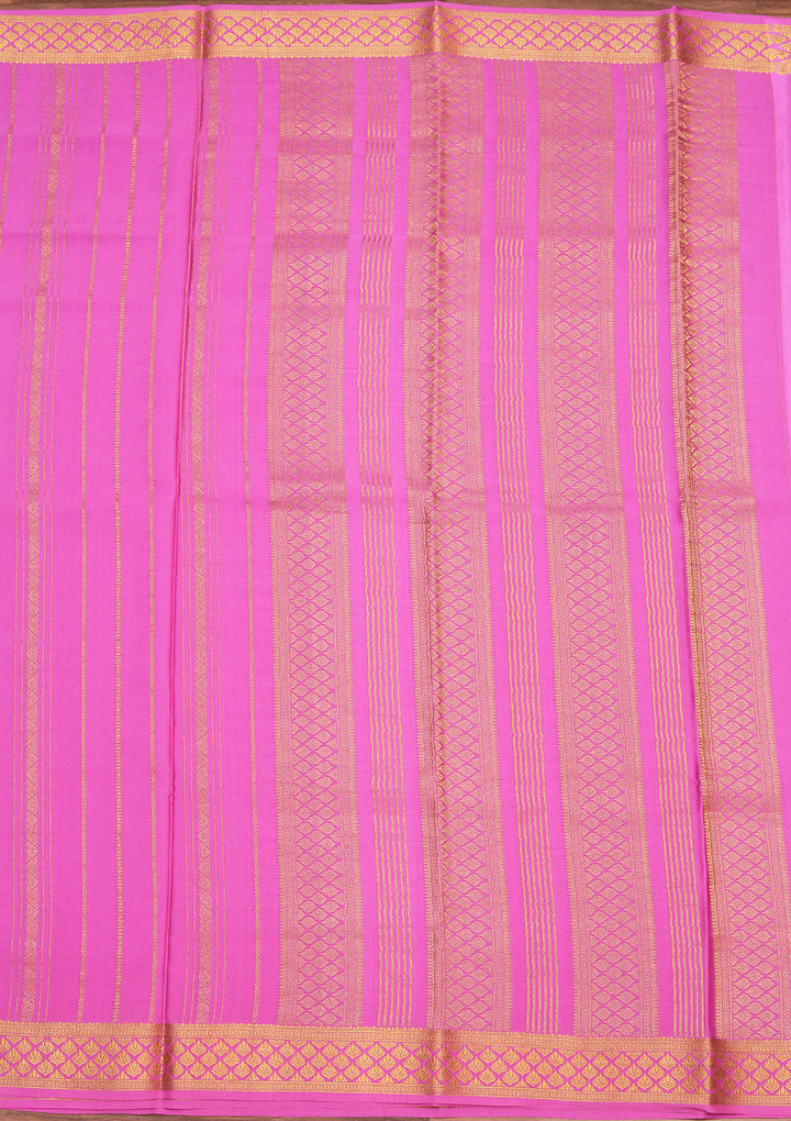 Light Lavender Zariwork Pure Crepe Silk Saree