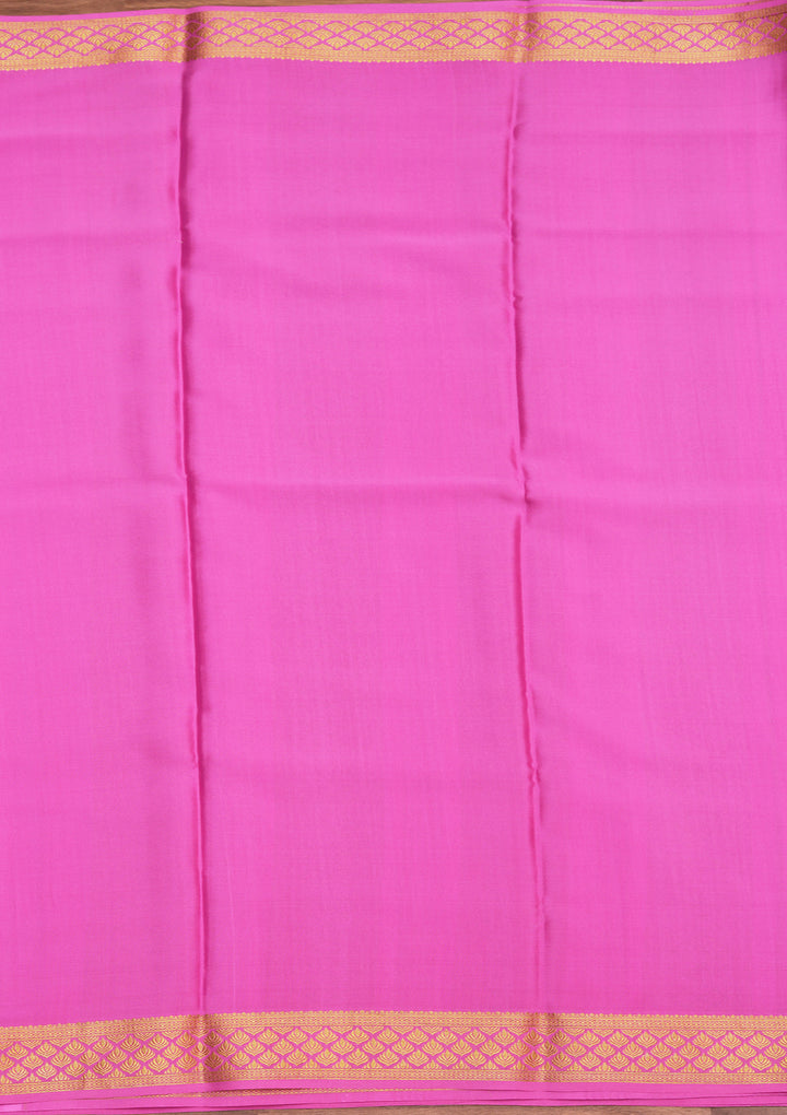 Light Lavender Zariwork Pure Crepe Silk Saree