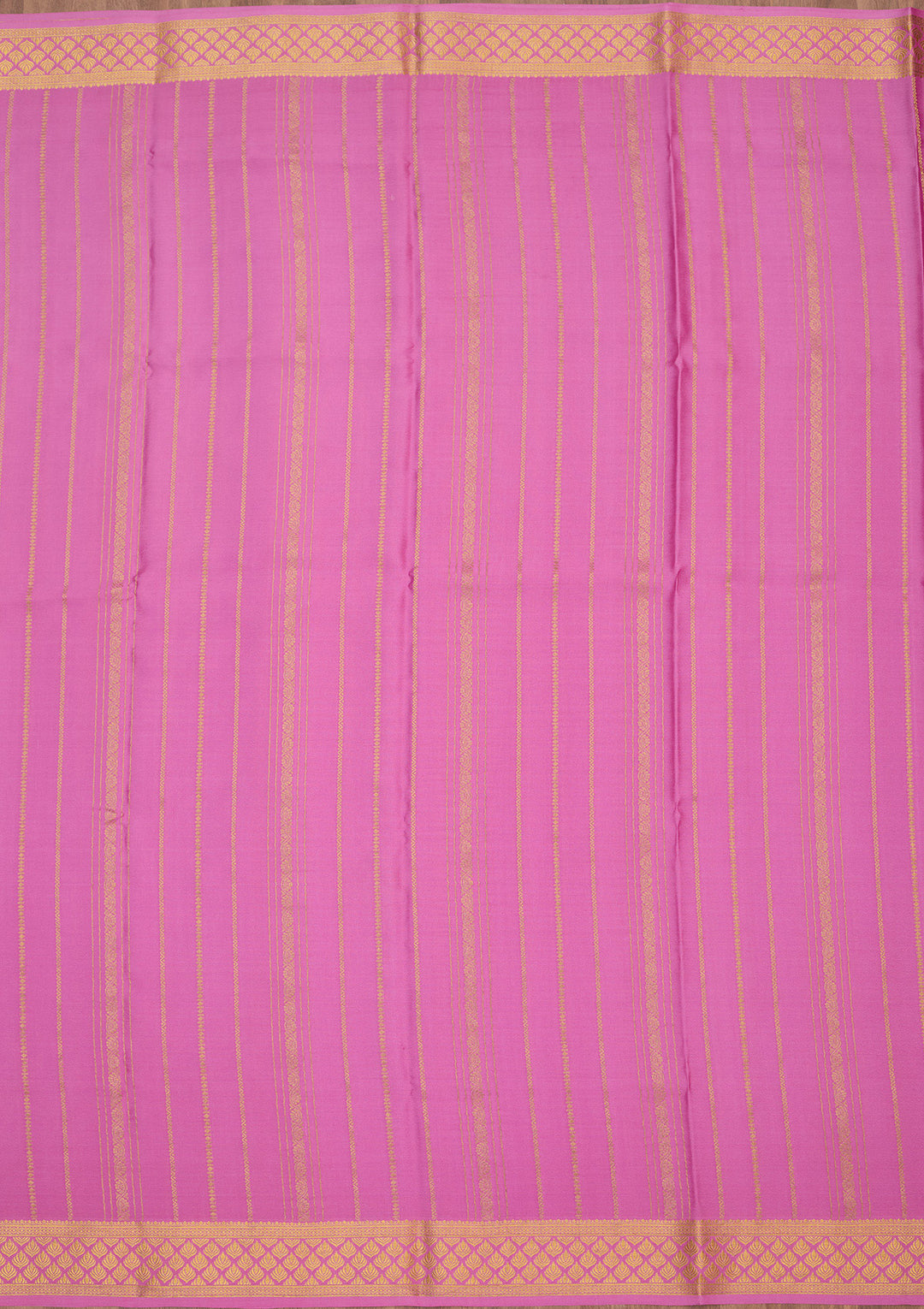 Onion Pink Zariwork Pure Crepe Silk Saree