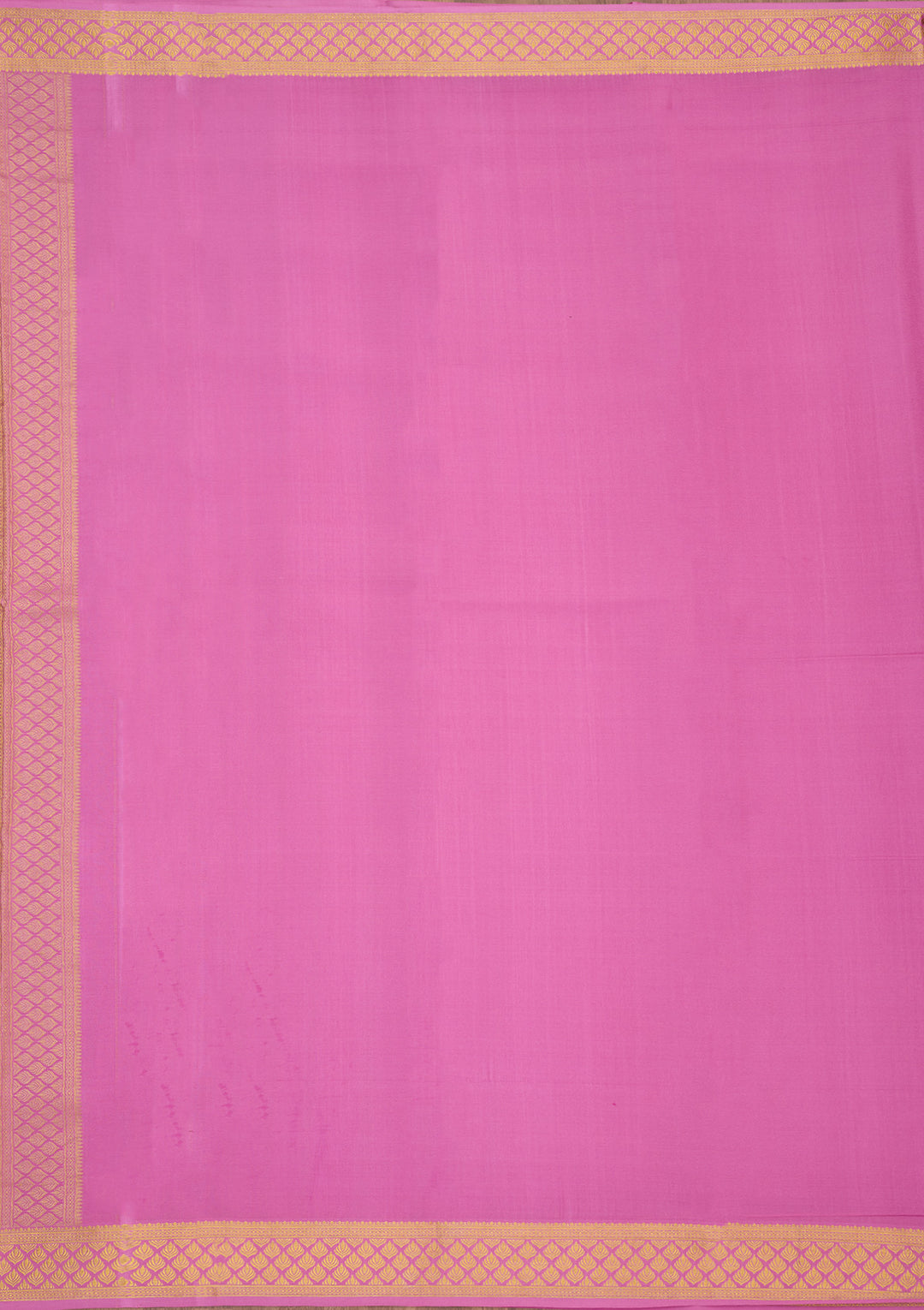 Onion Pink Zariwork Pure Crepe Silk Saree