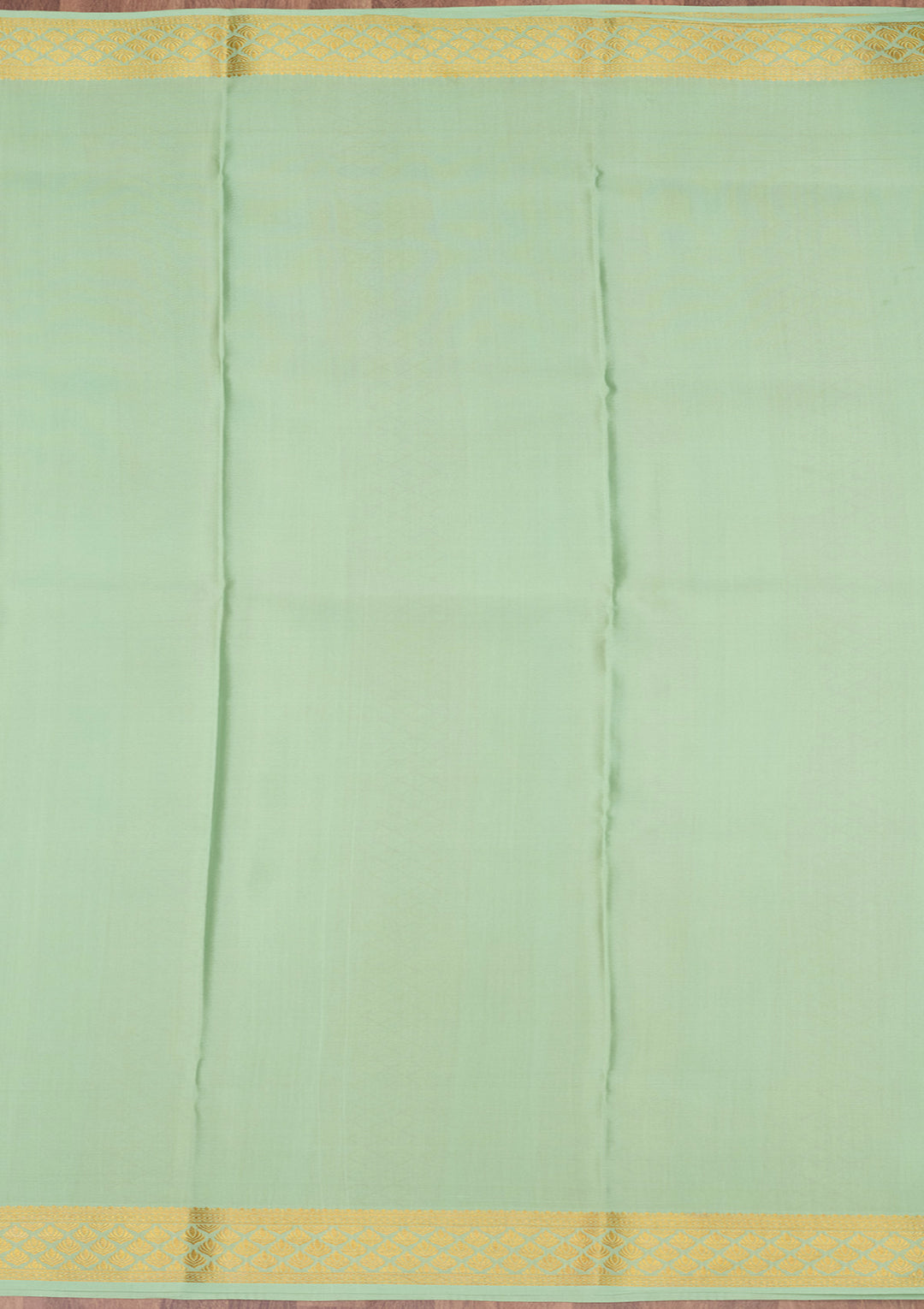 Sea Green Zariwork Pure Crepe Silk Saree