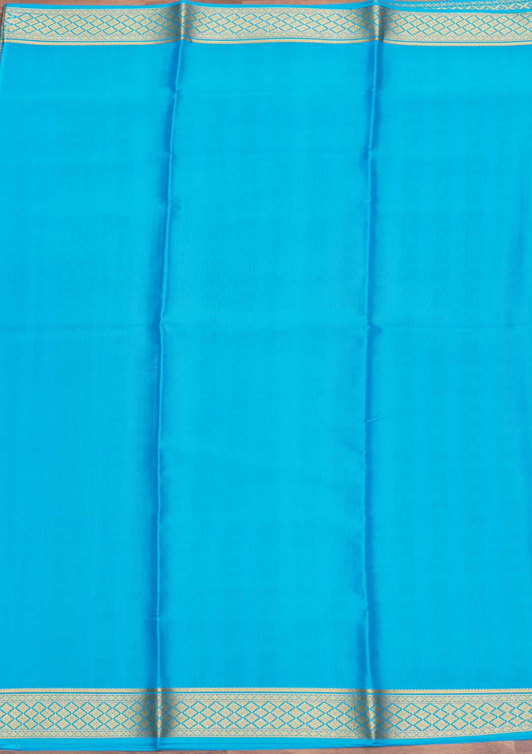 Blue Zariwork Pure Crepe Silk Saree