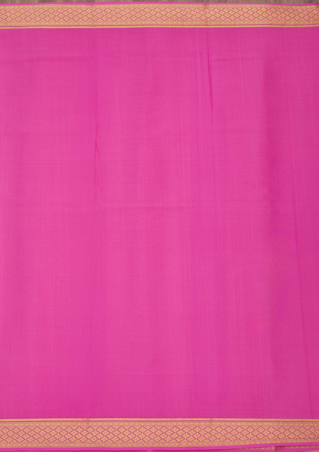 Onion Pink Zariwork Pure Crepe Silk Saree