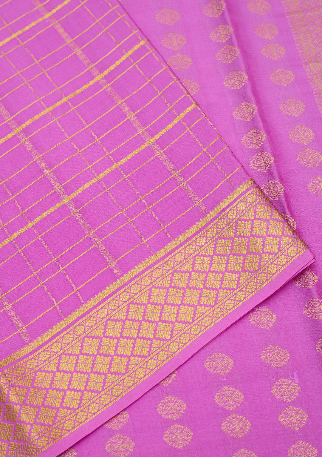 Purple Zariwork Pure Crepe Silk Saree