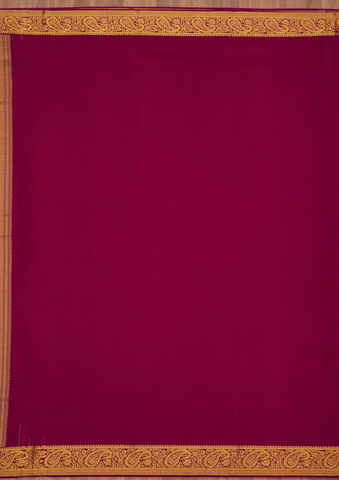 Purple Zariwork Pure Crepe Silk Saree