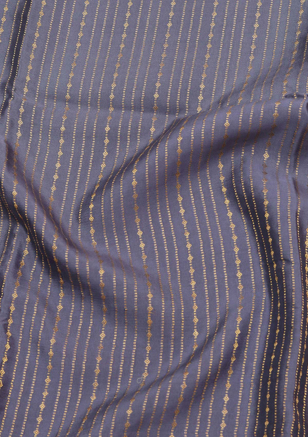 Blue Zariwork Pure Crepe Silk Saree