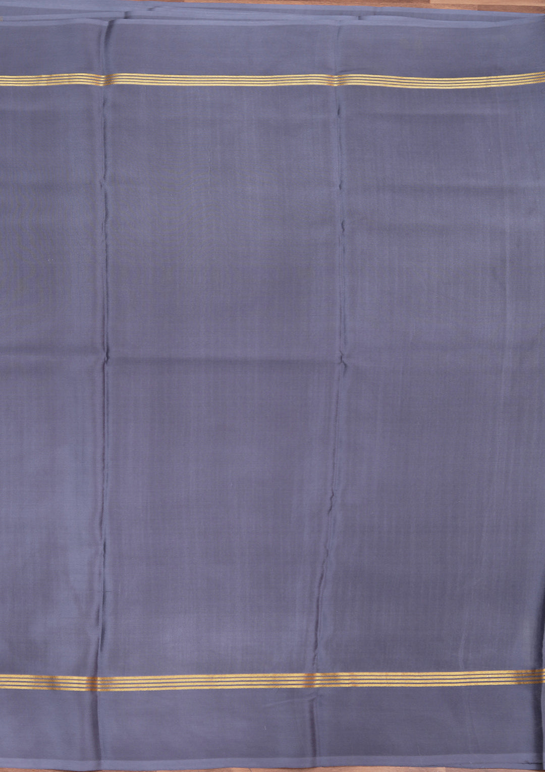 Blue Zariwork Pure Crepe Silk Saree
