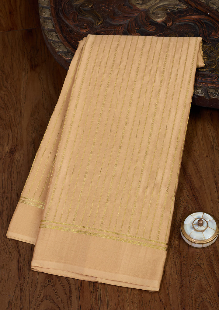 Gold Zariwork Pure Crepe Silk Saree