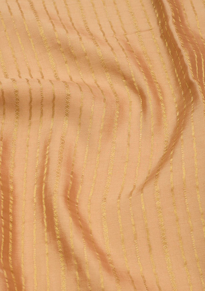 Gold Zariwork Pure Crepe Silk Saree