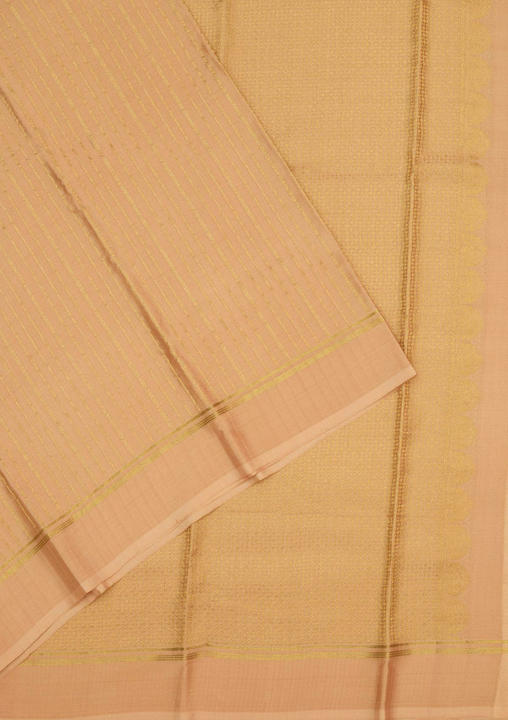 Gold Zariwork Pure Crepe Silk Saree
