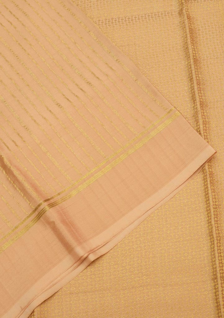 Gold Zariwork Pure Crepe Silk Saree