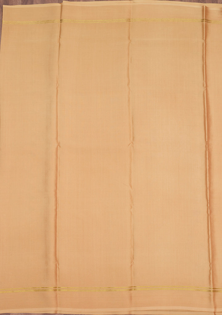Gold Zariwork Pure Crepe Silk Saree