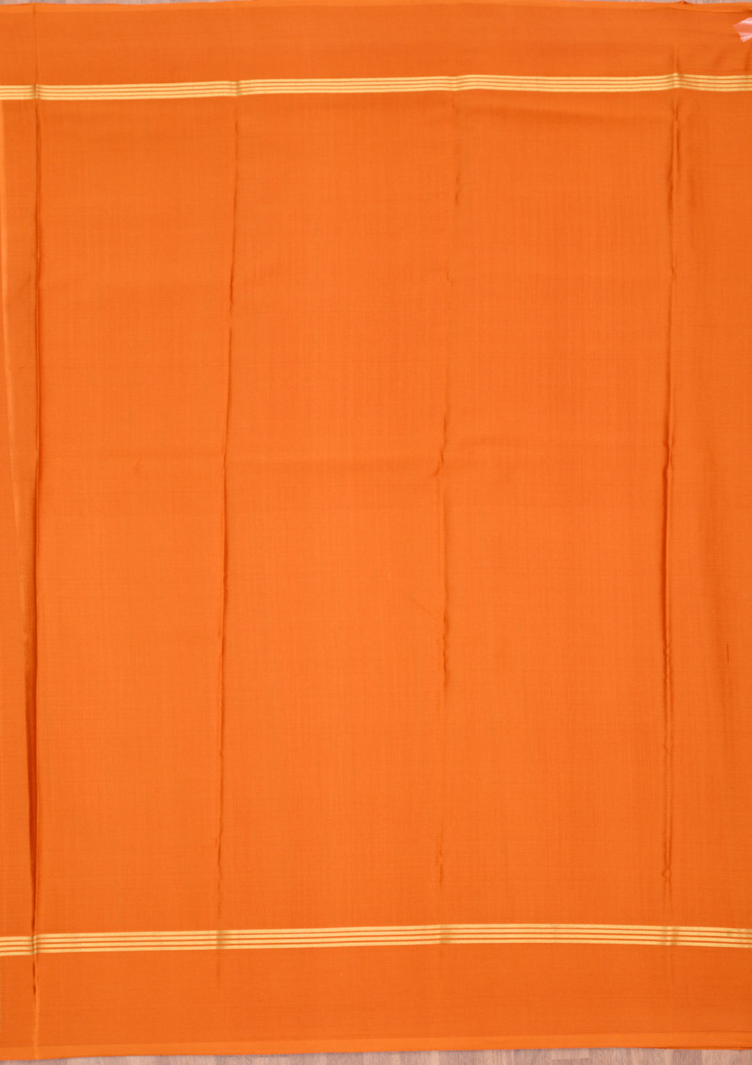Orange Zariwork Pure Crepe Silk Saree